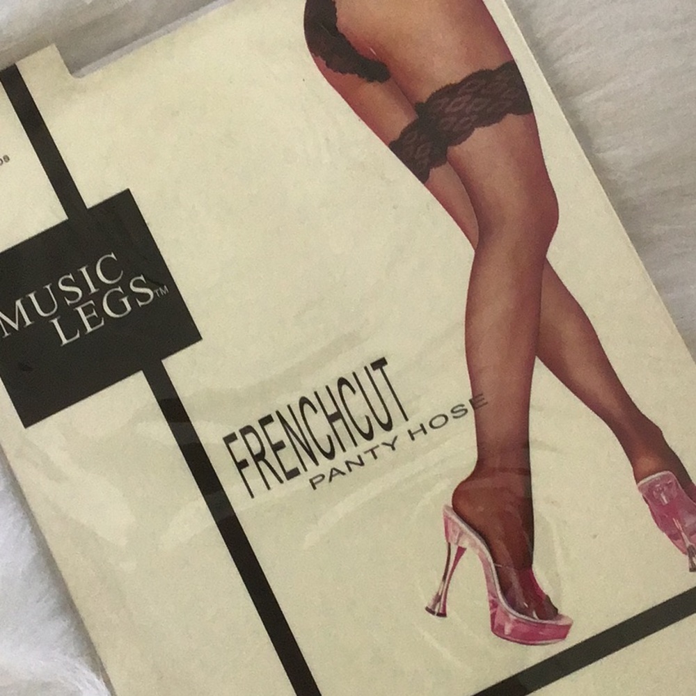 White French Cut Stockings